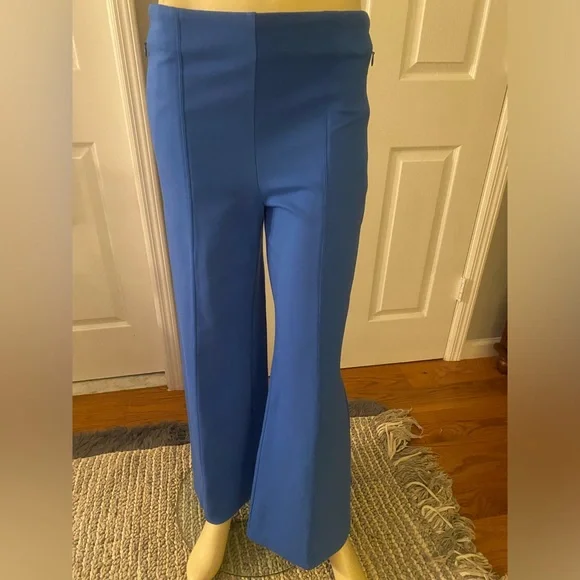 Loft Elegant Blue Women's Wide-Leg Pants a little stretch/ Size Small - Picture 3 of 6